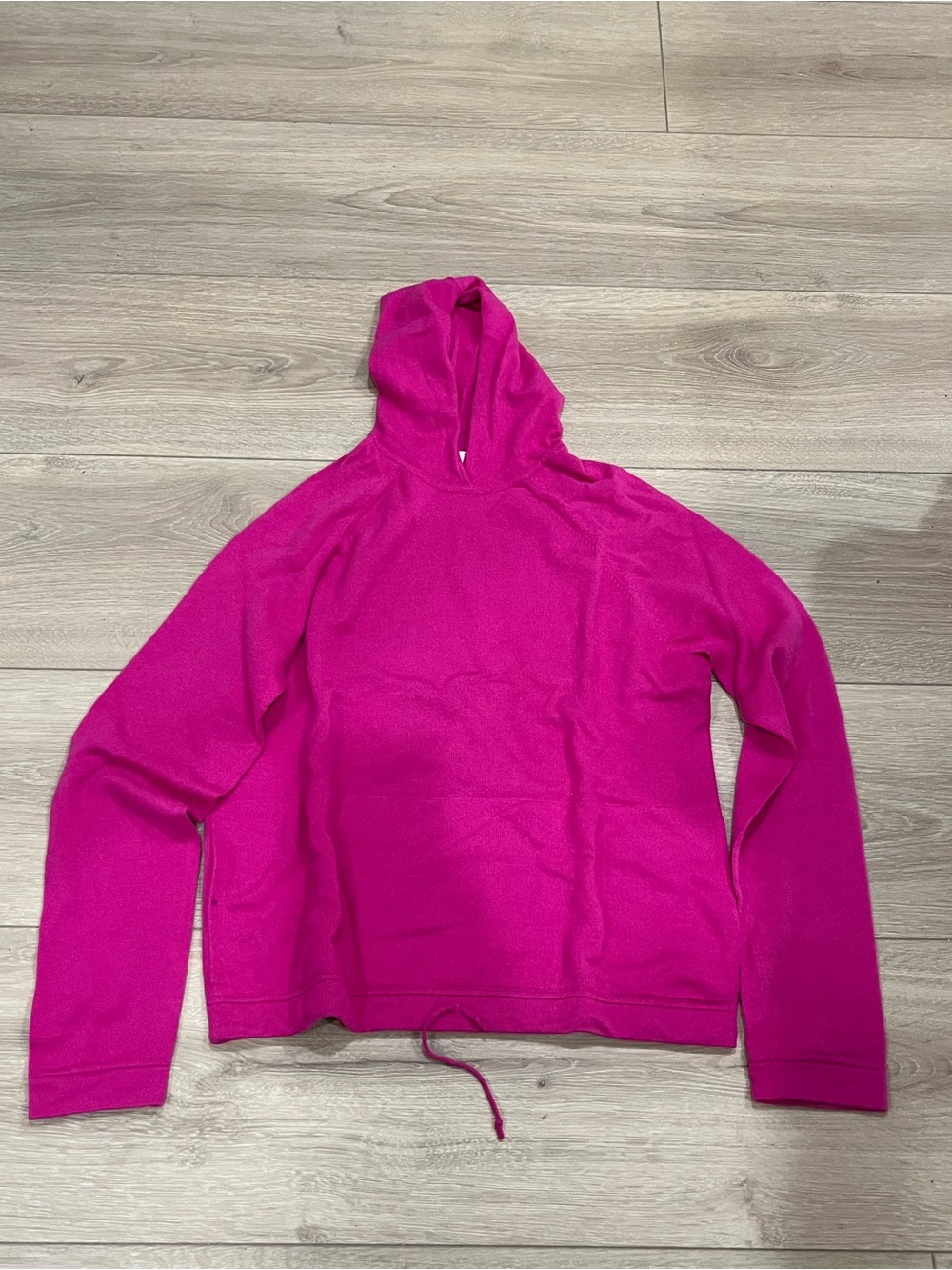 TSE Women's Bright Fuchsia Hooded Pullover Pink Size L Large Cashmere Hoodie